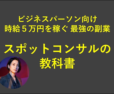 コスパ最強の副業スポットコンサルを紹介します イメージ1