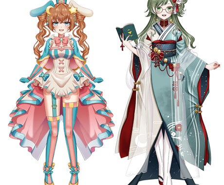 イラスト制作からモデリングまでやります 実績80体越え！お気軽にご相談ください。 イメージ2