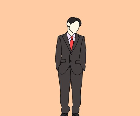 顔出ししないオシャレなイラストをお描きします 一枚の写真からあなたのイラストをお描きします！ イメージ2