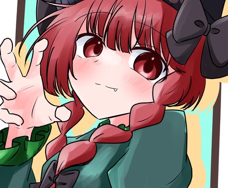 ゆるくてかわいいイラスト制作します 1枚絵、アイコン等！気軽にご相談ください イメージ1