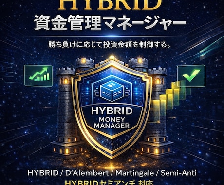 HYBRID｜MT4 資金管理ツールを提供します 5方式搭載の賢い資金管理ツール イメージ1