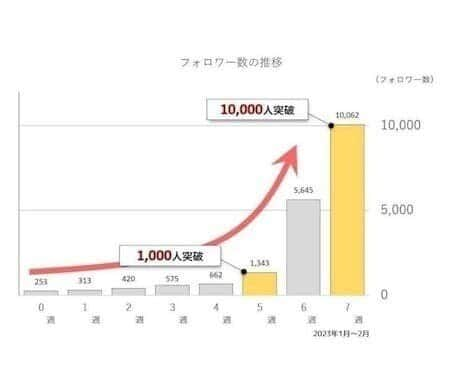 Twitterのフォロワー【2000人】増やします リアル日本人いいね+100・フォロワー増加・宣伝・手伝います