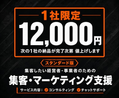 売上アップ目的のマーケティング戦略会議を実施します 集客・売上アップの戦略を整理して14日間チャットで伴走します イメージ1