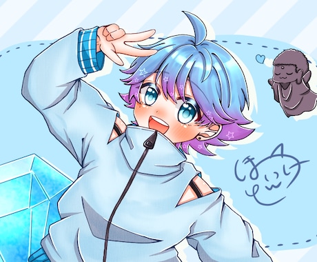 あなたの希望に沿ったイラストを作成します ゆるふわキャラクターに自信あり！！ イメージ2