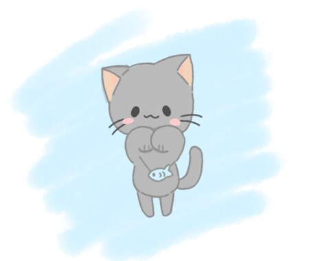 シンプルでゆるふわなイラストを描きます 商用利用○、SNSのアイコンなどにぜひ！ イメージ2