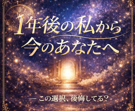 迷っている道に進んだ1年後のあなたの気持占います 21:30までに相談送信で当日鑑定！ イメージ1