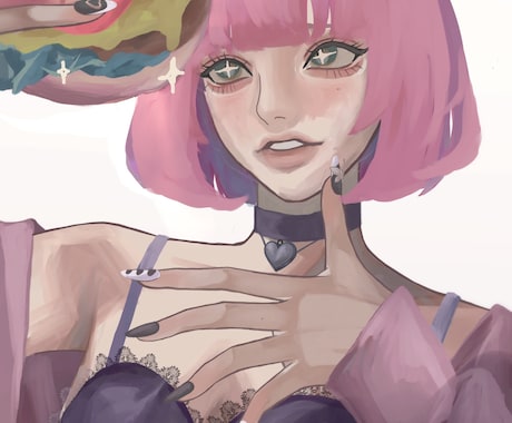 修正何度でも！厚塗り韓国風イラストアイコン作ります TwitterやLINE等で使用できる魅力的なアイコンを！ イメージ2