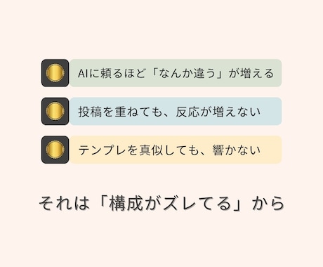 なぜ伝わらない？気持ちが届く順番に直します 技術の問題じゃない。"感情が動く順番"に並べ替える添削です イメージ2