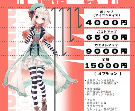 貴方だけのTRPG・IRIAM立ち絵を描きます TRPG経験者、IRIAM配信経験者が描きます イメージ2