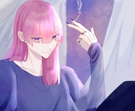 1枚絵 制作音声作品 配信サムネ描きます 【美しく、物語を感じる1枚を】 イメージ2