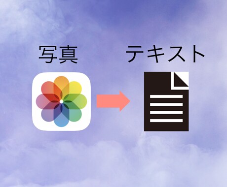 画像や写真の面倒な文字データ変換を代行致します イメージ1