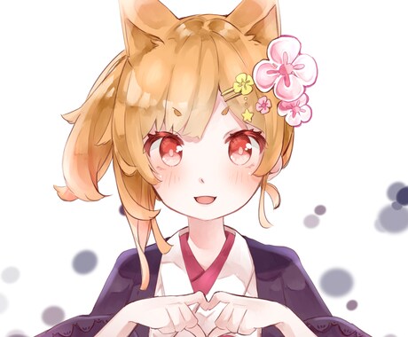SNS等で使える可愛いアイコン描きますます あなたのイメージキャラクターを形にします。 イメージ1