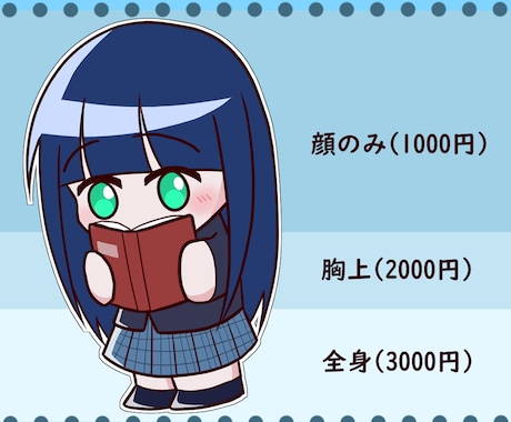 ミニキャラ・アイコン描きます アイコン、スタンプ、立ち絵のミニキャラ化などに！ イメージ2