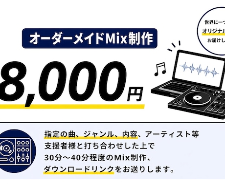 あなただけのDJ Mix制作します イメージ1