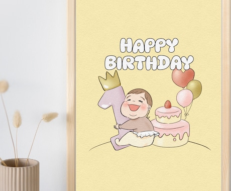 パステル調の可愛い似顔絵イラストをお届けします 家族の思い出をポップで可愛くイラストに♪ イメージ1