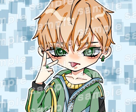 SNSなどで使用できるイラストを作成します アイコン、動画や配信用イラストなどに˚✩* イメージ1