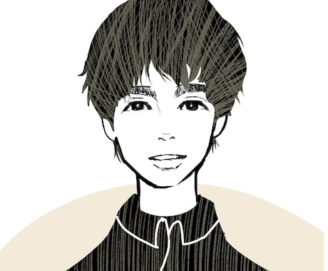 モノトーン似顔絵作成します 目を引く、おしゃれなモノトーン似顔絵を作成します。 イメージ2