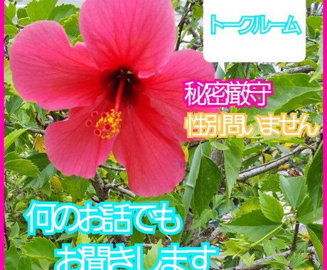 皆様のお話聞きます ♪性別問いません・気兼ねせず色々なお話しませんか✨ イメージ1