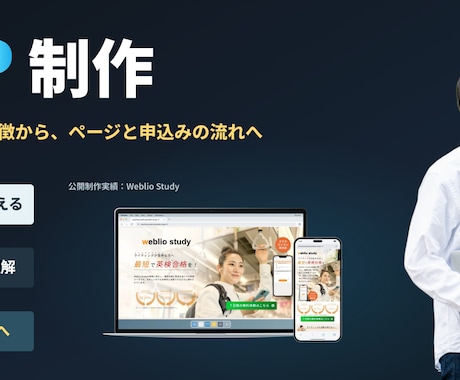 商品やサービスの魅力が伝わるLPを制作します イメージ1