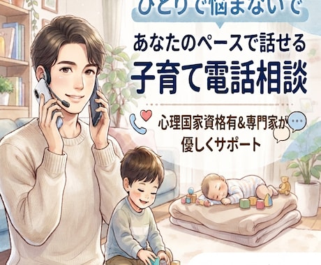 心理国家資格の専門家が子育ての悩みを解決いたします ○公認心理士・保育士○療育経験豊富○未診断の子のご相談も○ イメージ1