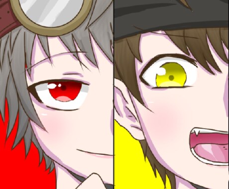 SNS用のアイコン・ヘッダーをお描きします アニメ調やゆるふわなど多様な可愛いイラスト！ミニキャラもOK イメージ2