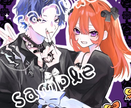夢絵/単体絵/コテ同お描きします ネイルやアクセサリー、衣装の装飾までこだわります。 イメージ1