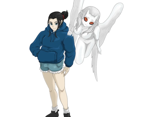 あなただけのキャラクターの一枚画を作成します イメージ1