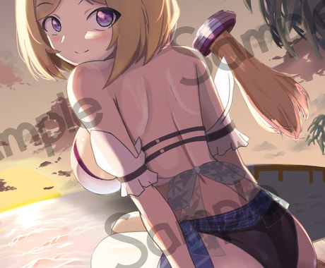 商用利用可！可愛い女の子のイラスト承ります イメージ1