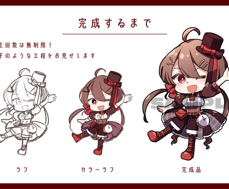 かわいいミニキャラ描きます 動画やサムネイル、アイコン用のイラストが必要な方へ！ イメージ2