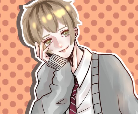 ダークで目を引くアイコンを作成します あなただけのアイコンを描きます イメージ2