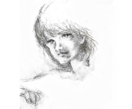 えんぴつ手描きで似顔絵を作成します あなたの愛する人の姿を温もりのある鉛筆画で残しませんか？ イメージ2