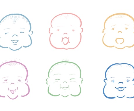 シンプルでゆるい手描き似顔絵をお届けします 人物や動物の似顔絵、そのほかでもご相談に応じます イメージ2