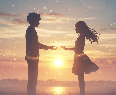 気になるあの人との心の糸【鑑定占い】読み解きます ♡心の奥でまだ結ばれている想いを、 静かな光でつなぎます♡ イメージ1