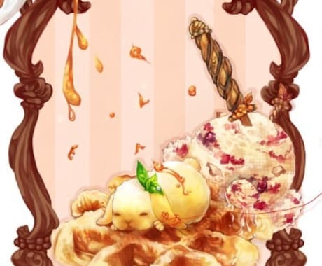 アイコン用のイラスト描きます 少しファンタジー風なディフォルメイラスト作成します。 イメージ2