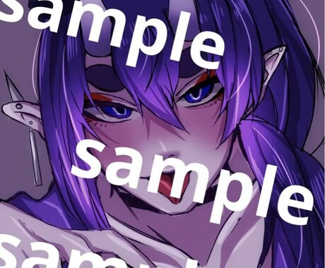 歌みたサムネやアイコンに使える1枚絵描きます VTuberさんやVライバーさん向け！ イメージ2