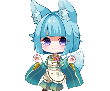 可愛い男の子(男の娘)SD絵を制作致します アイコンやアクリルキーホルダーに！ イメージ2