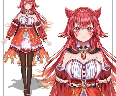 VRoidで3Dモデルを制作致します VRoidファイル付き！Vtuberの方におすすめ イメージ1