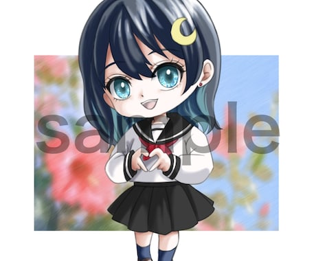 あなたのミニキャラ作成します ミニキャラをデザインしてお描きします！！！！！！！！！！！！ イメージ1