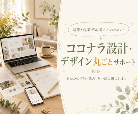 選ばれるココナラ出品ページを一緒に整えます サービス内容・タイトル・見せ方、相談される入口づくりサポート イメージ1