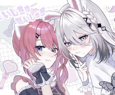 素敵な一枚絵をお描きします 中性的、儚げな雰囲気が好きなあなたへ イメージ2