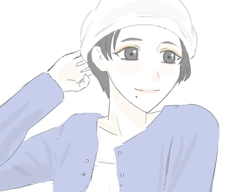 全力でイラスト系の似顔絵描きます 繊細で手書き感たっぷりの絵柄です。 イメージ2