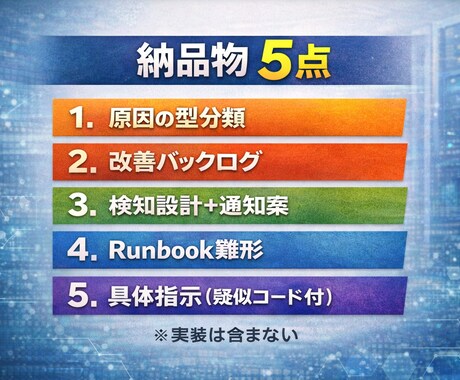Laravel定期処理運用診断します 検知とRunbookで属人化を解消 イメージ2