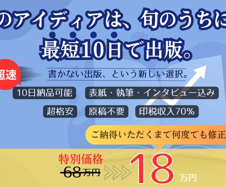 丸投げ！（表紙・挿絵付き）本を爆速で出版します そのアイディア、最短10日で一冊に。電子書籍制作します。 イメージ1