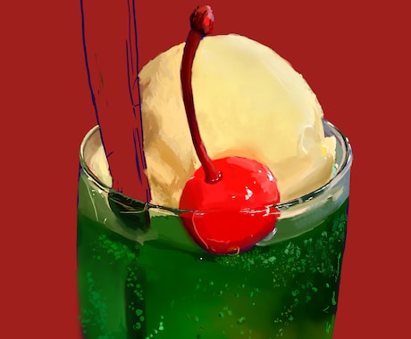 リアルな食べ物のイラスト描きます お店のメニューや、思い出のあの味をイラストにしてみませんか！ イメージ1
