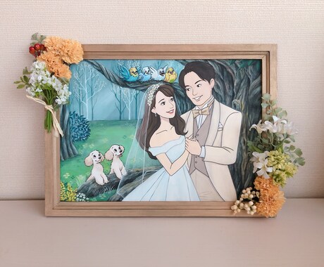 似顔絵描きます 結婚式や誕生日のプレゼント、SNSのアイコンにどうぞ！ イメージ2