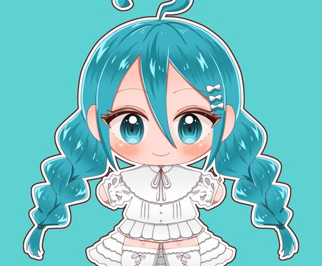 まるまるぬい風イラスト書きます 丸々としたちびキャラ書きます！ イメージ2