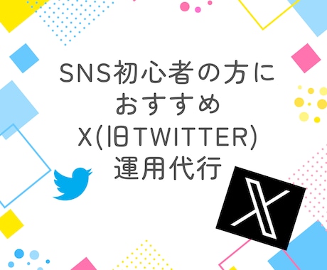 初めてのSNSの運用をサポートします 初めてのX(旧Twitter)の運用にオススメです！ イメージ1