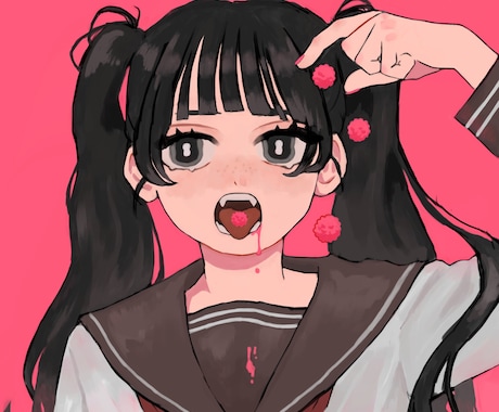 可愛いアイコン用イラストを作成します イメージ1