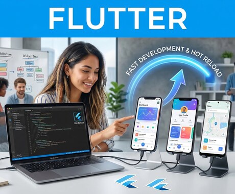 Flutterで高機能モバイルアプリを開発します 要件定義から実装、運用保守までFlutterアプリ開発を支援 イメージ2