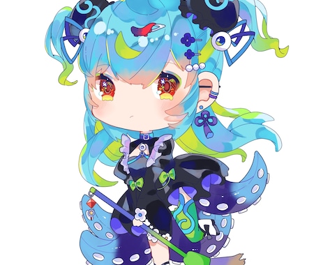 sdキャラ/デフォルメキャラを制作します 可愛らしいsdキャラクターをアイコン用などで制作します。 イメージ2